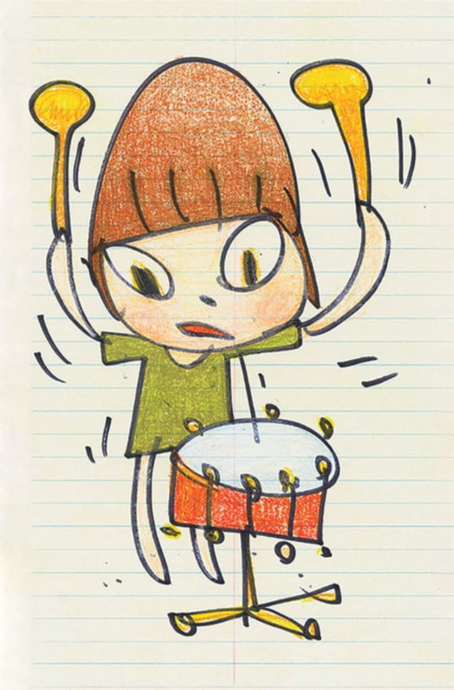 奈良美智　ポスター　Banging the Drum Banging the Drum - YOSHITOMO NARA – Little Art Collection
