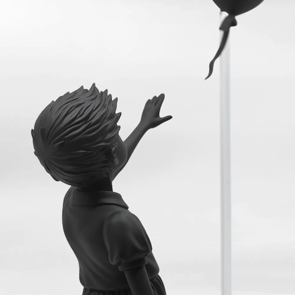 Girl with Balloon (black) - BANKSY