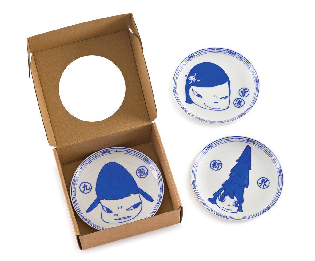 Life is Only One  (Set of 3 Plates) - YOSHITOMO NARA 奈良美智