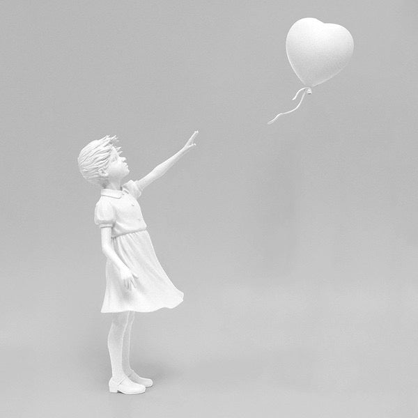 Girl with Balloon (white) - BANKSY