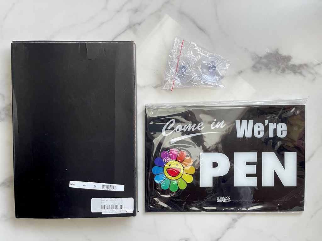 ComplexCon Flower Open Closed Sign *Rare* - TAKASHI MURAKAMI