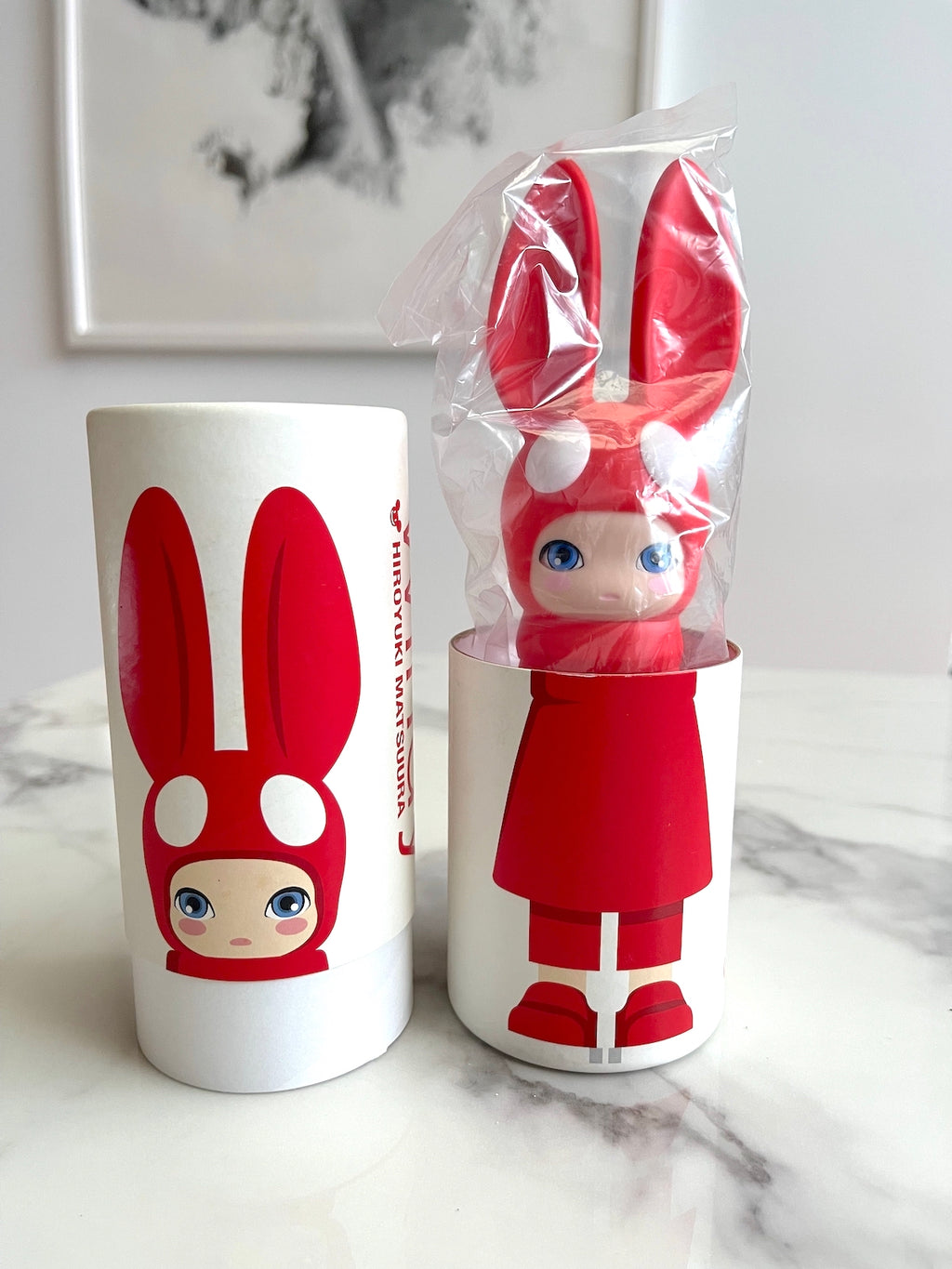 Windy Bunny Red / USE YOUR EARS - HIROYUKI MATSUURA (Signed)  松浦浩之 (簽名版)