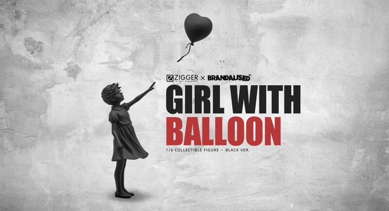 Girl with Balloon (black) - BANKSY