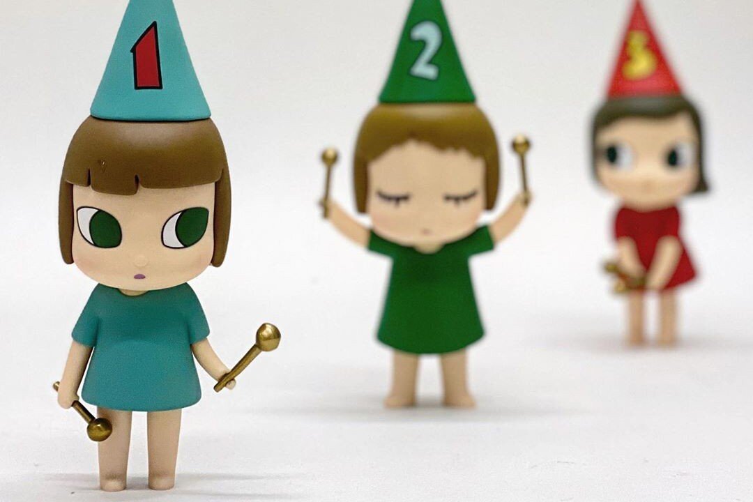 123 Drumming Girls (Set of 3) - YOSHITOMO NARA