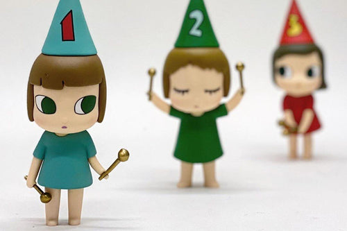 123 Drumming Girls (Set of 3) - YOSHITOMO NARA