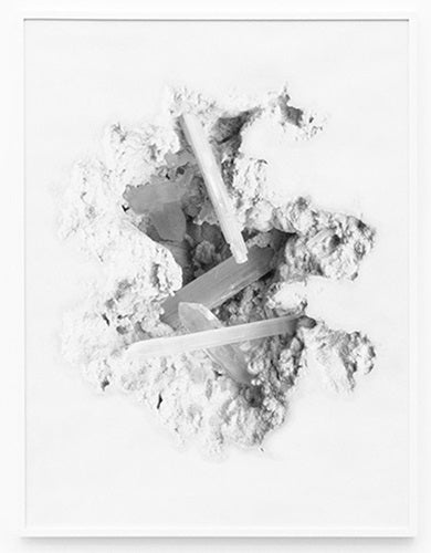 Selenite Erosion Wallpaper - DANIEL ARSHAM