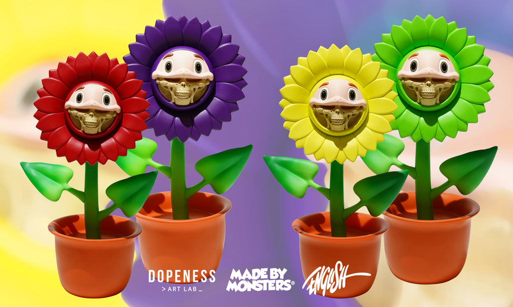 Growing Grin Telegrinnie Sunflower - RON ENGLISH