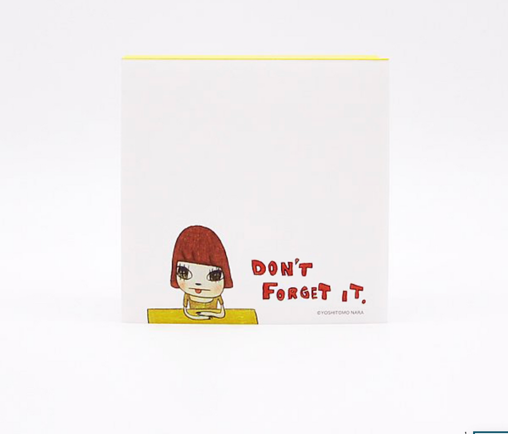 Memo Pad (yellow) - YOSHITOMO NARA