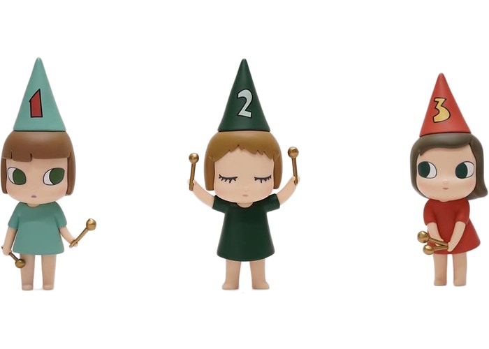 123 Drumming Girls (Set of 3) - YOSHITOMO NARA