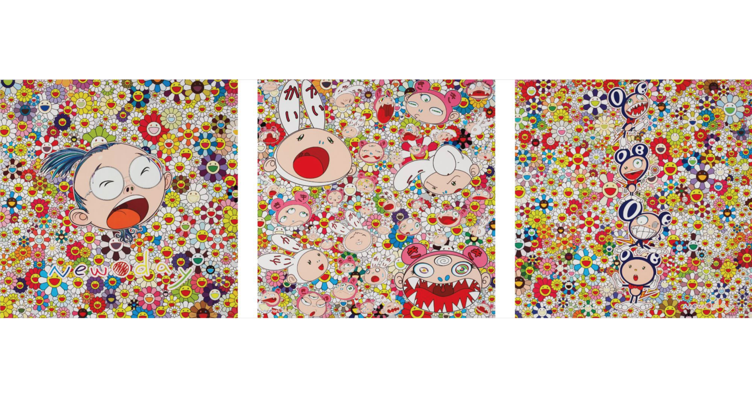 New Day (set of 3) - TAKASHI MURAKAMI