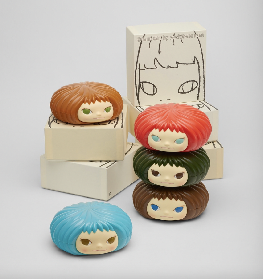 Gummi Girl (Set of 5) - YOSHITOMO NARA 奈良美智