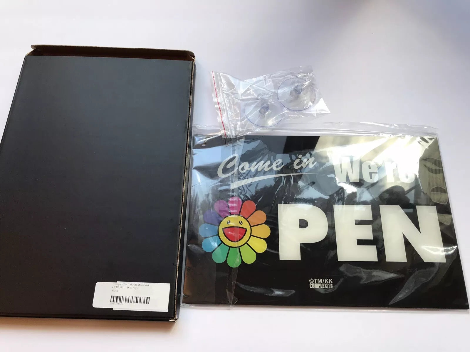 ComplexCon Flower Open Closed Sign *Rare* - TAKASHI MURAKAMI
